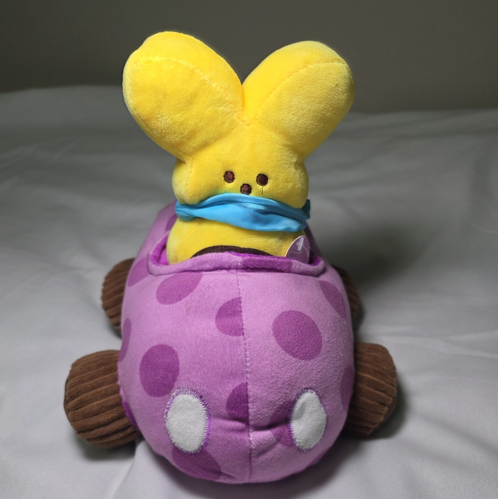 Peeps Animated Plush Peep in Car WORKING Musical Battery Operated Easter Toy
